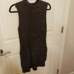 Multi-Gray hi-lo sweater